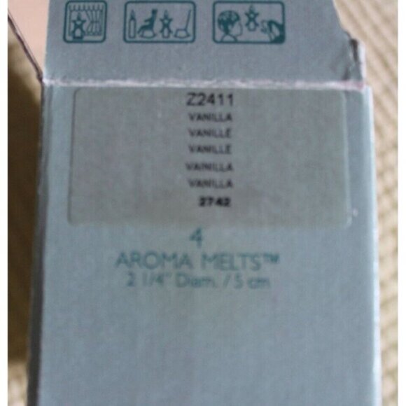 4 Pieces PartyLite Vanilla Aroma Melts Z2411 Fragrance Warmer New Retired - Picture 2 of 2